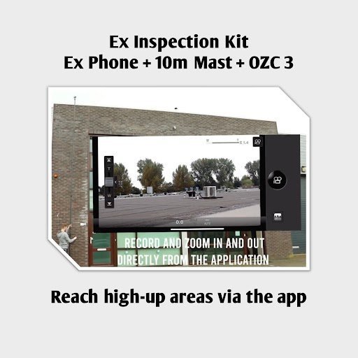 Ratex Inspection ATEX Inspection Kit Ex-RIK: Camera & Carbon-Fiber Mast | Armadex